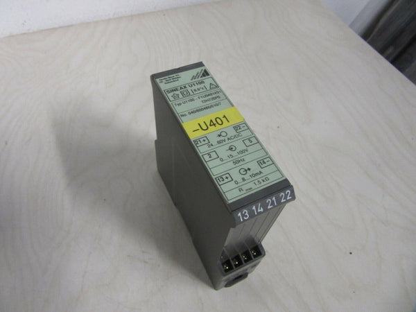 Camille Bauer SINEAX U1100 Typ U1100-F1U9A91K91T2H7Z0P0