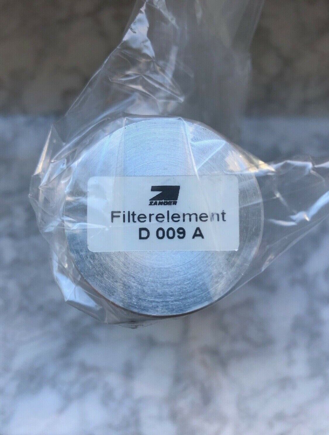 Filter Parker Zander D009 A ersetzt Domnick Hunter K009ACS, K006ACS, E006ACP