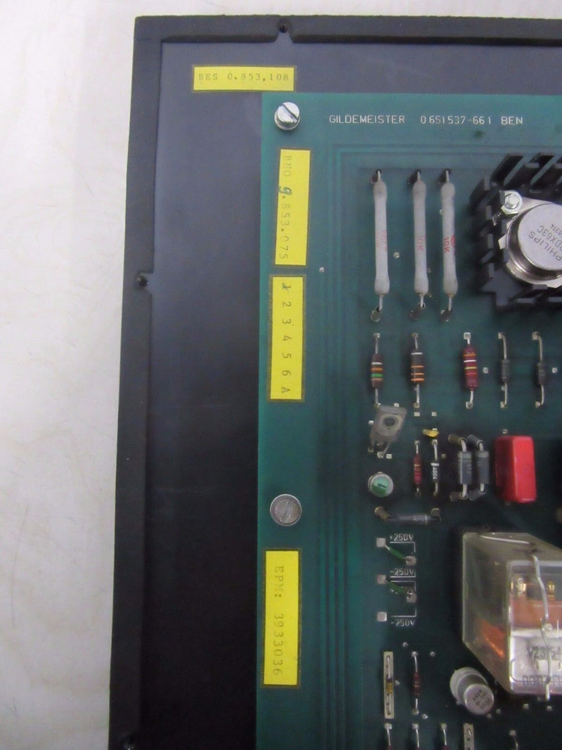 Gildemeister Platine BED GD-2A 0.651.537-66.1 BEN -used-