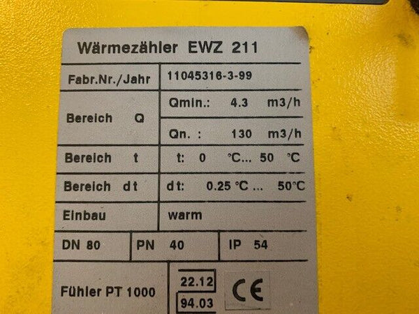 IWKA Autarkon® Wärmezähler EWZ 211-Kaltmengen / Zähler