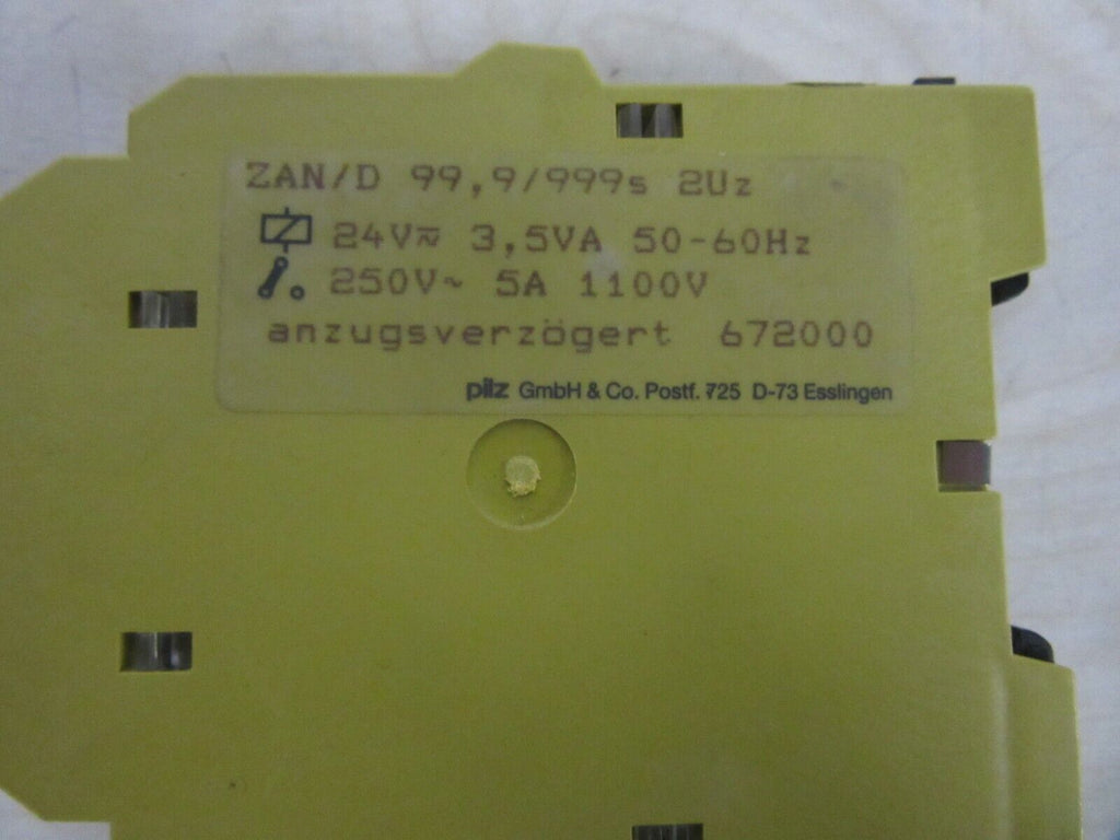 Pilz ZAN/D 99,9/999s 2Uz Zeitrelais