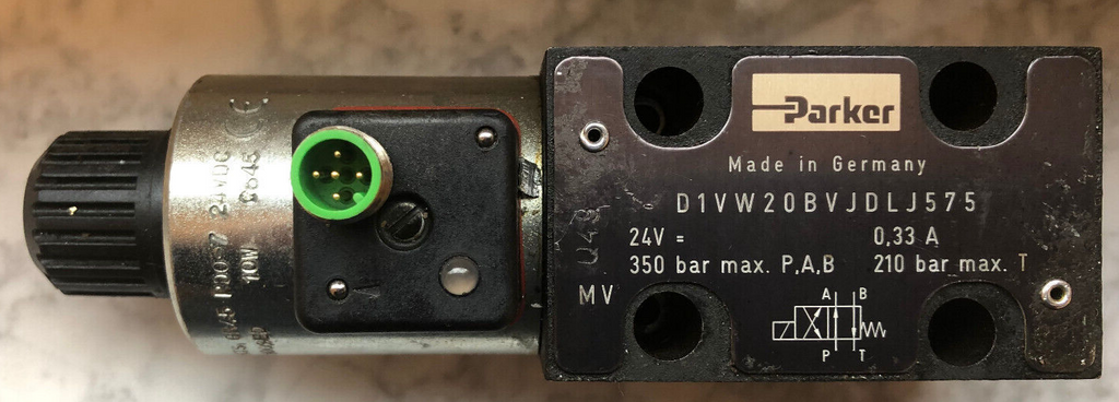 Parker Wegeventil D1VW20BVJDLJ575 24V 10W