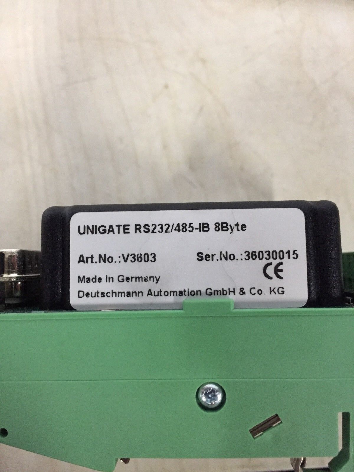 Deutschmann Automation Unigate RS232/485-IB 8Byte V3603  -unused-