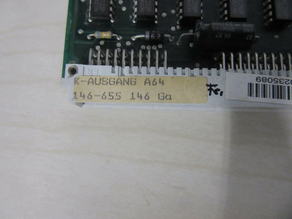 Kuhnke / Schlafhorst K-Ausgang A64 146-655 146 Ga