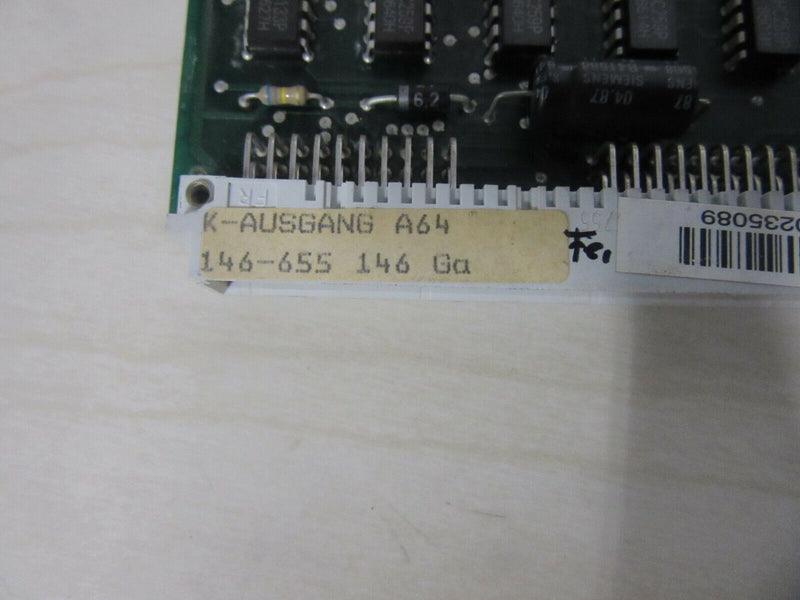 Kuhnke / Schlafhorst K-Ausgang A64 146-655 146 Ga