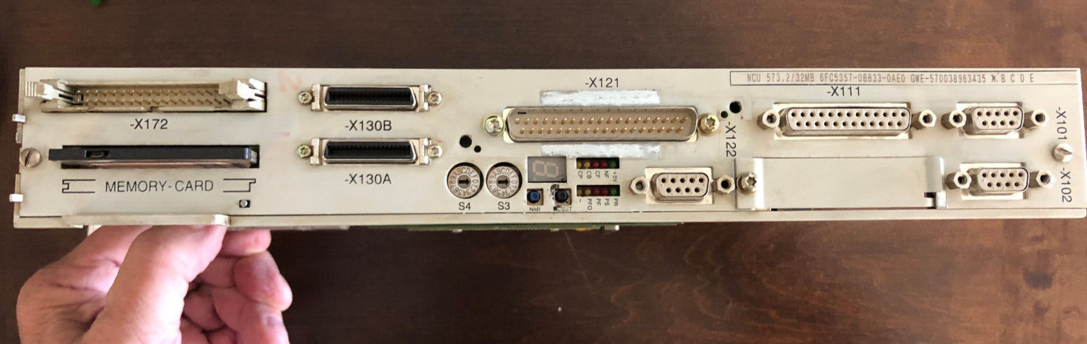 Siemens NCU 573.2/32MB 6FC5357-0BB33-0AE0 Einschubkarte Version C