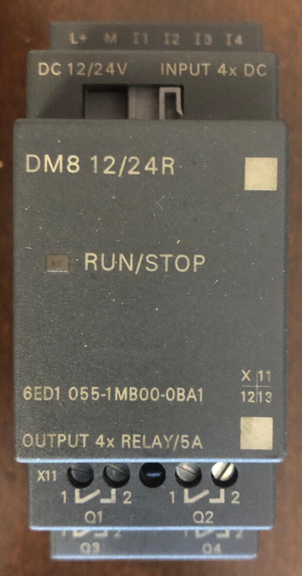 Siemens LOGO! DM 12/24R Output 4xRelay/5A 6ED1 055-1MB00-0BA1