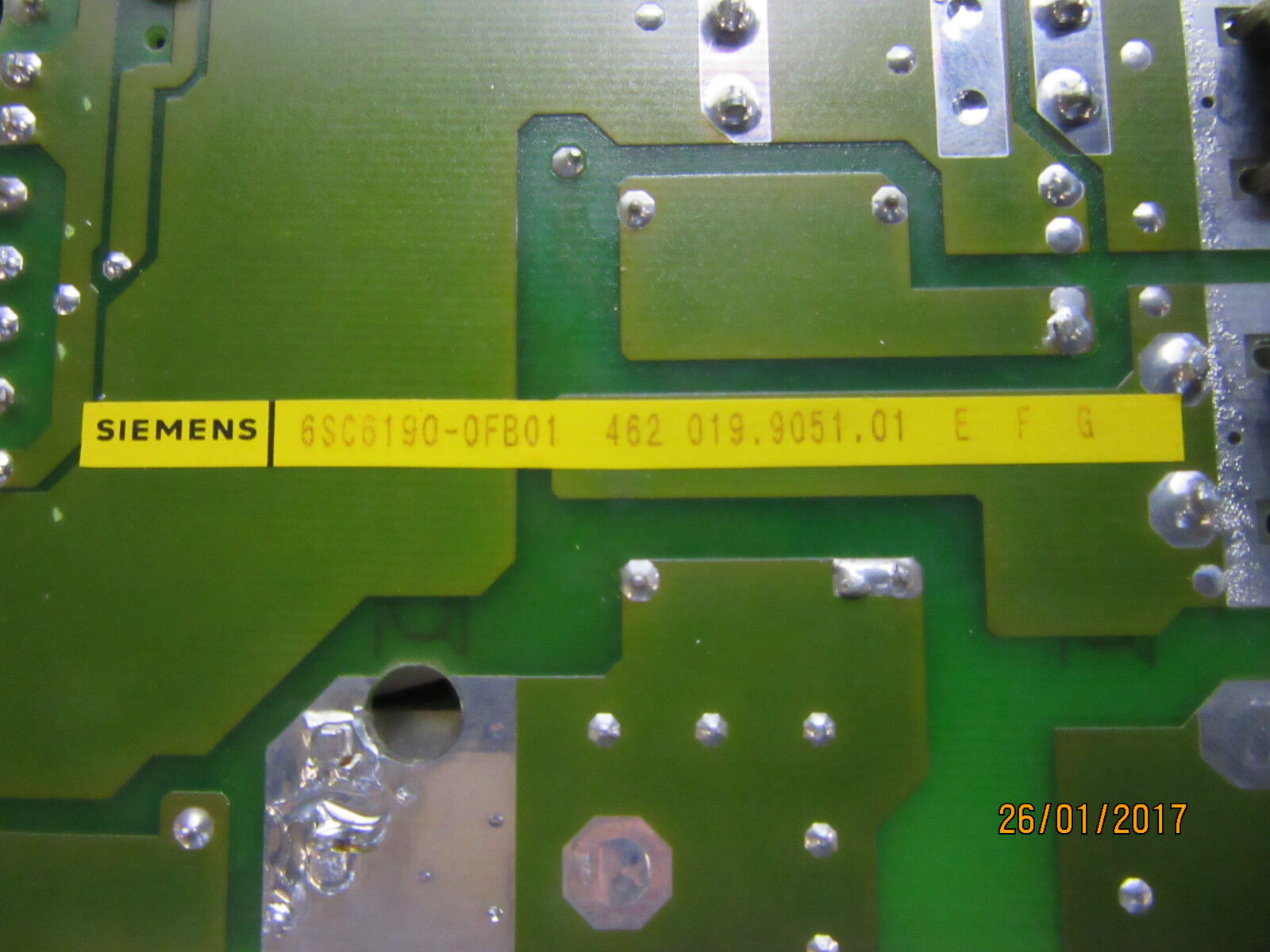 Siemens 6SC6190-0FB01 462 019.9051.01 -used-