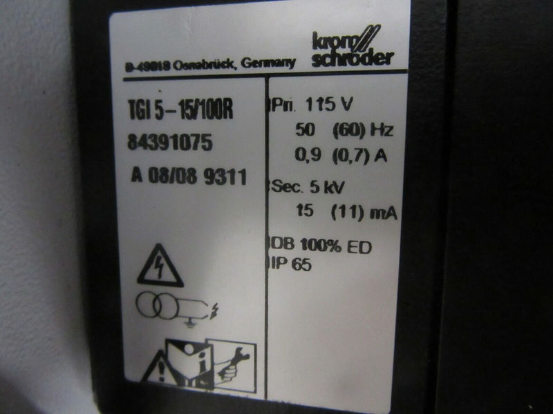 KROM SCHRÖDER TGI-5-15/100R Zündtransormator
