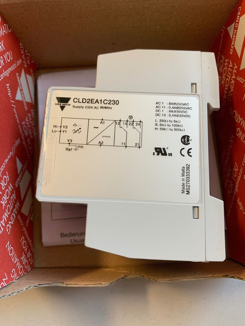 CARLO GAVAZZI  CLD2EA1230 2-points level controller