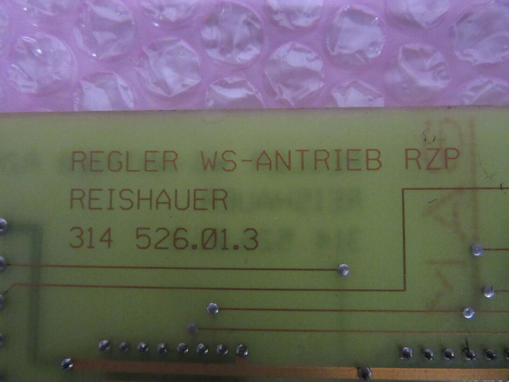Reishauer 314 526.01.03 Regler WS-Antrieb RZP