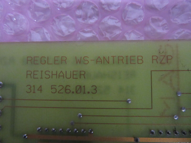 Reishauer 314 526.01.03 Regler WS-Antrieb RZP