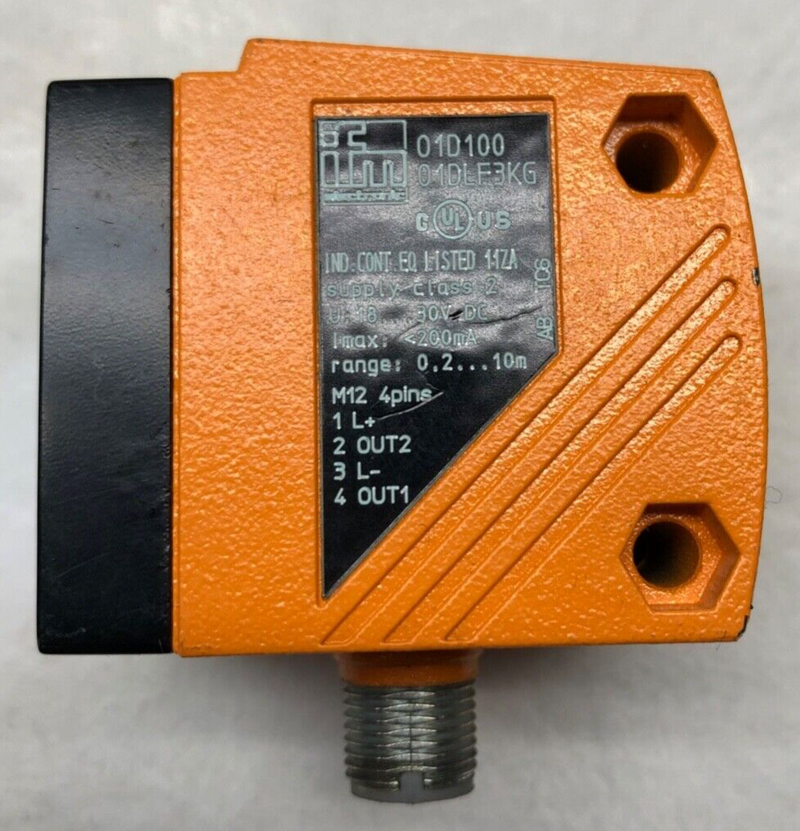 IFM Electronic Abstandssensor Distance Sensor 01D100 01DLF3KG