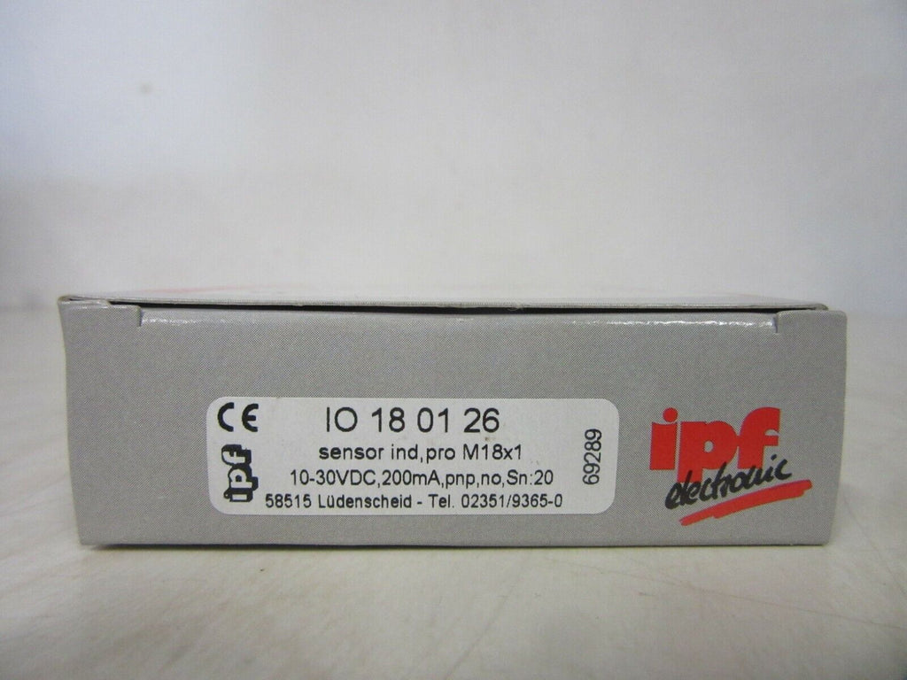 ipf electronic IO 180126 10-30VDC 200mA Induktiver Sensor