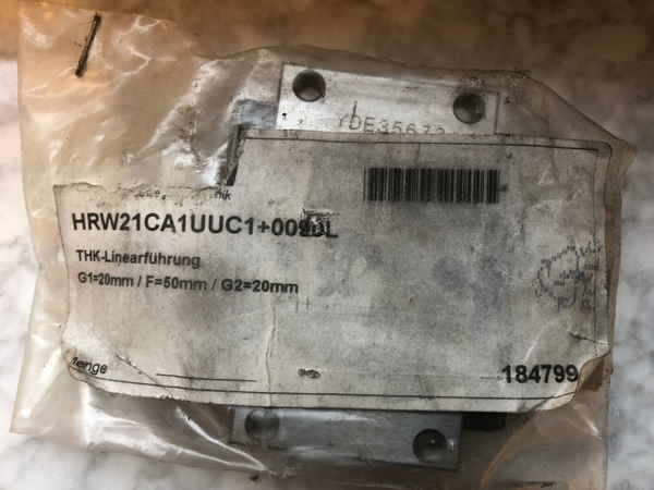 THK Linearführung HRW21CA1UUC, 58.8mm x 68m, mit 37mm-Schiene L0090L