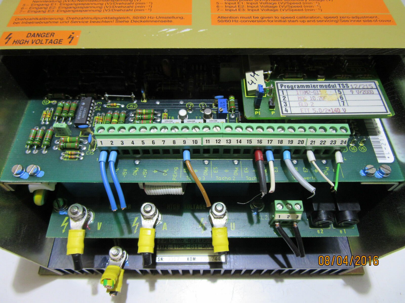 Indramat 1 TRM 2 | 1TRM2-G11-W0/000 | 2 Puls-Thyr.-Regelverstaerker