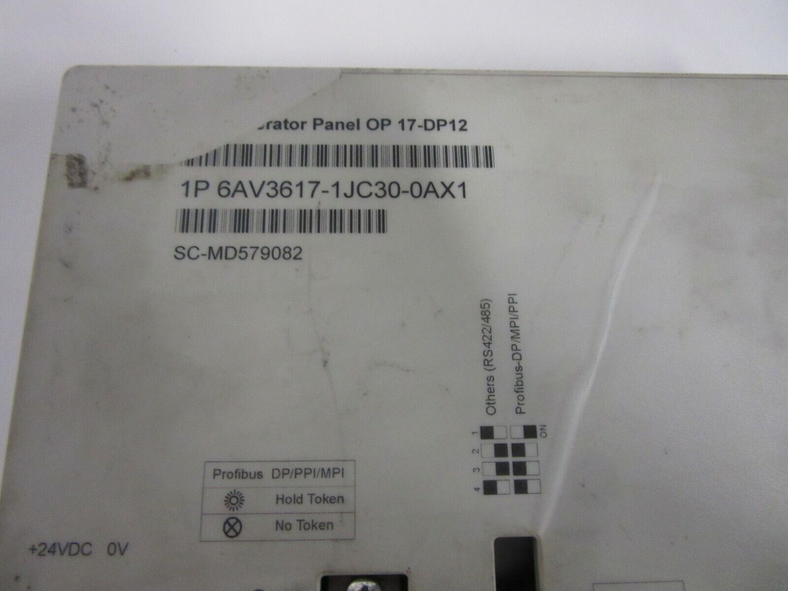Siemens Operator Panel OP 17-DP12 6AV3617-1JC30-0AX1