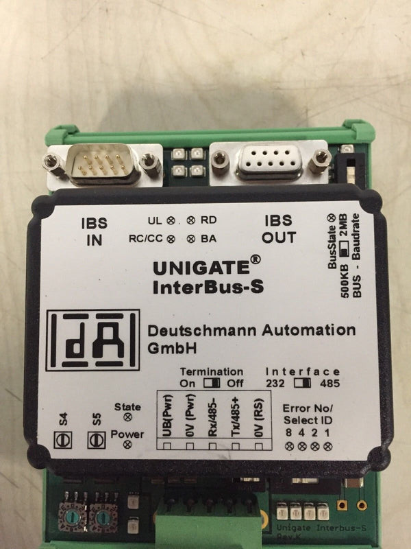 Deutschmann Automation Unigate RS232/485-IB 8Byte V3603  -unused-