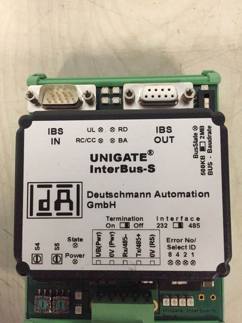 Deutschmann Automation Unigate RS232/485-IB 8Byte V3603  -unused-