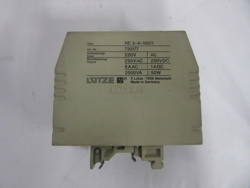 Lütze Type RE 3-4-100/1 Variocompact 220V