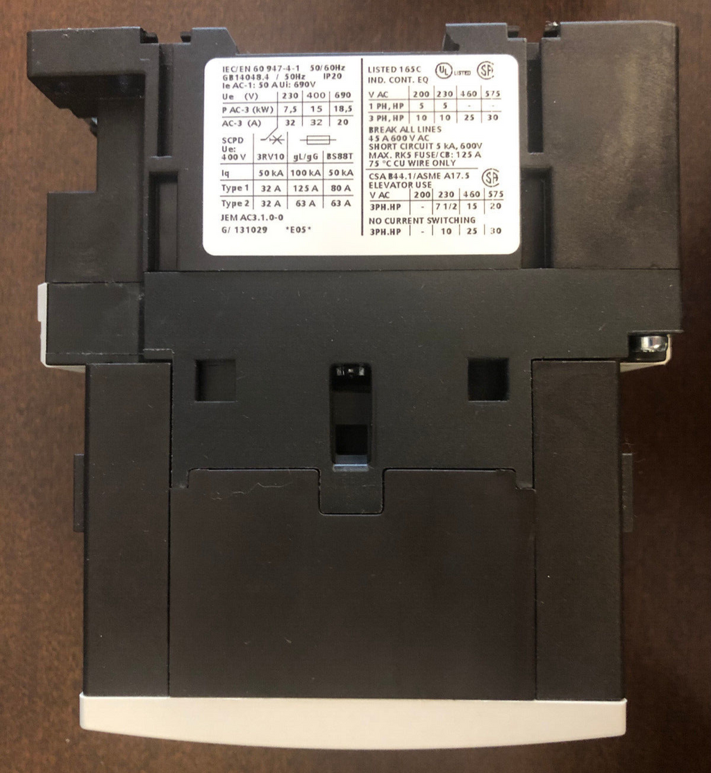 Siemens Schütz Contactor 3RT 1034-1AD20 400V 15KW, 42V Spulenspannung