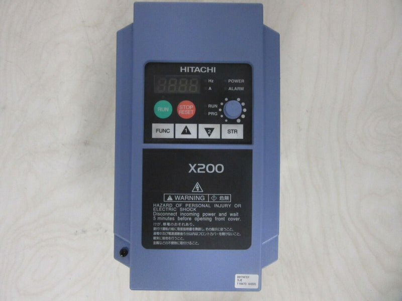 Hitachi X200 Frequenzumrichter Inverter  0,75 KW X200-007HFEF