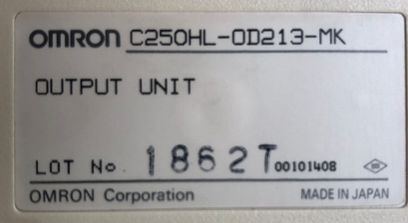 OMRON Output-Unit C250HL-OD213-MK