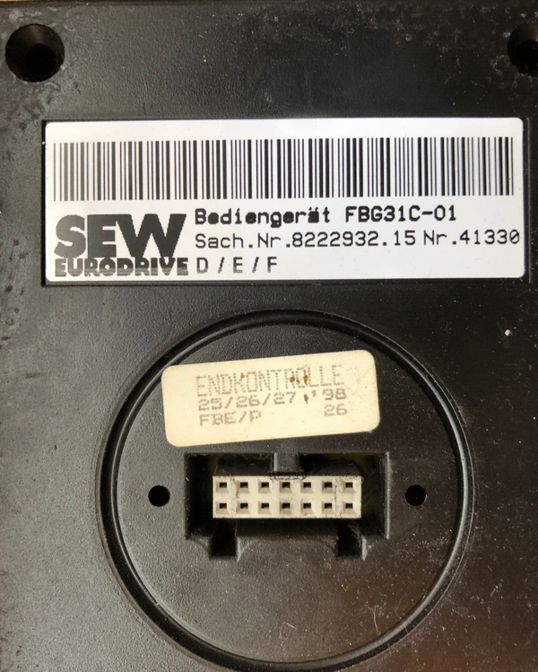 SEW Eurodrive Bediengerät FBG31C-01 8222932.15 Nr.41330