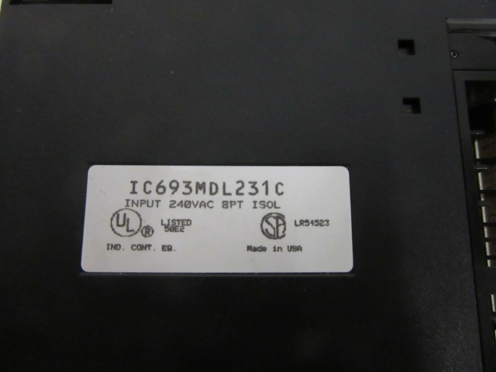 GE FANUC IC693MDL231C Module