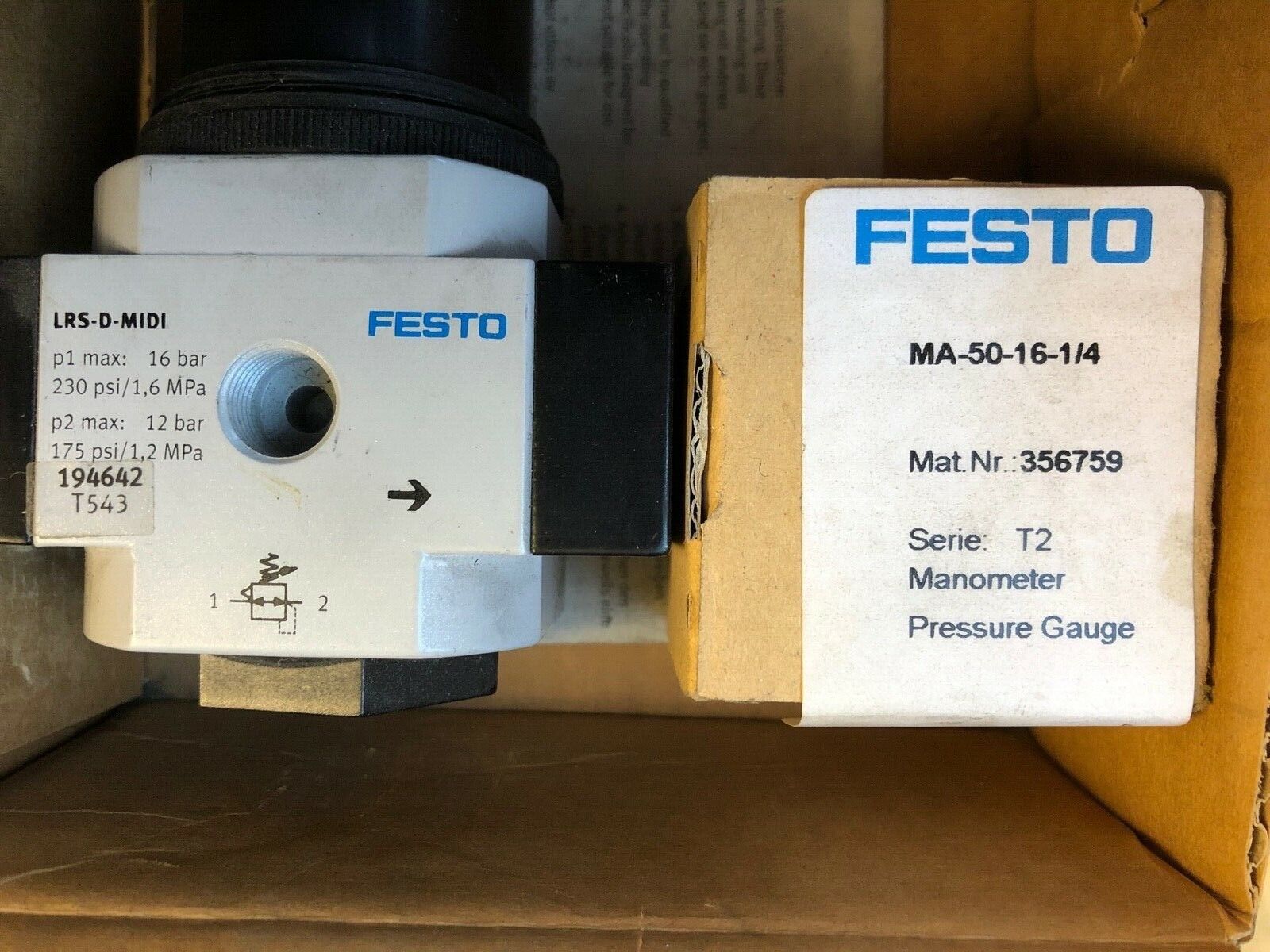 Festo 194642 LRS-1/2-D-MIDI Druckregelventil