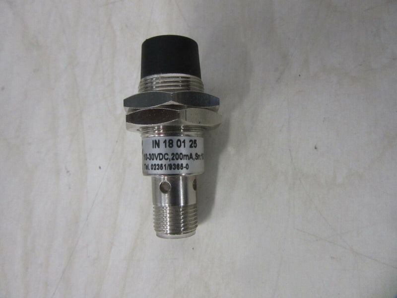 ipf electronic IN 18 01 25 Sensor ind.  10-30 VDC,200mA Sn:10 Kurz