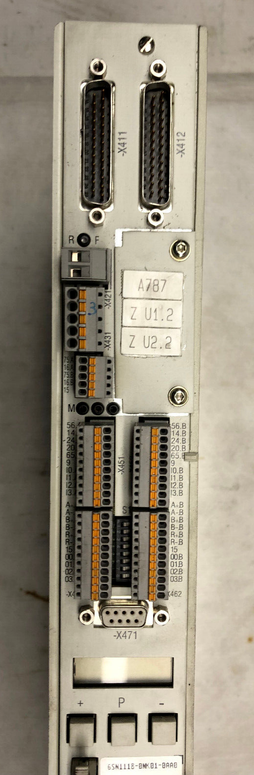 Siemens 6SN1118-0NK01-0AA0 Version B SIMODRIVE Steuergerät m. Simodrive LT-Modul