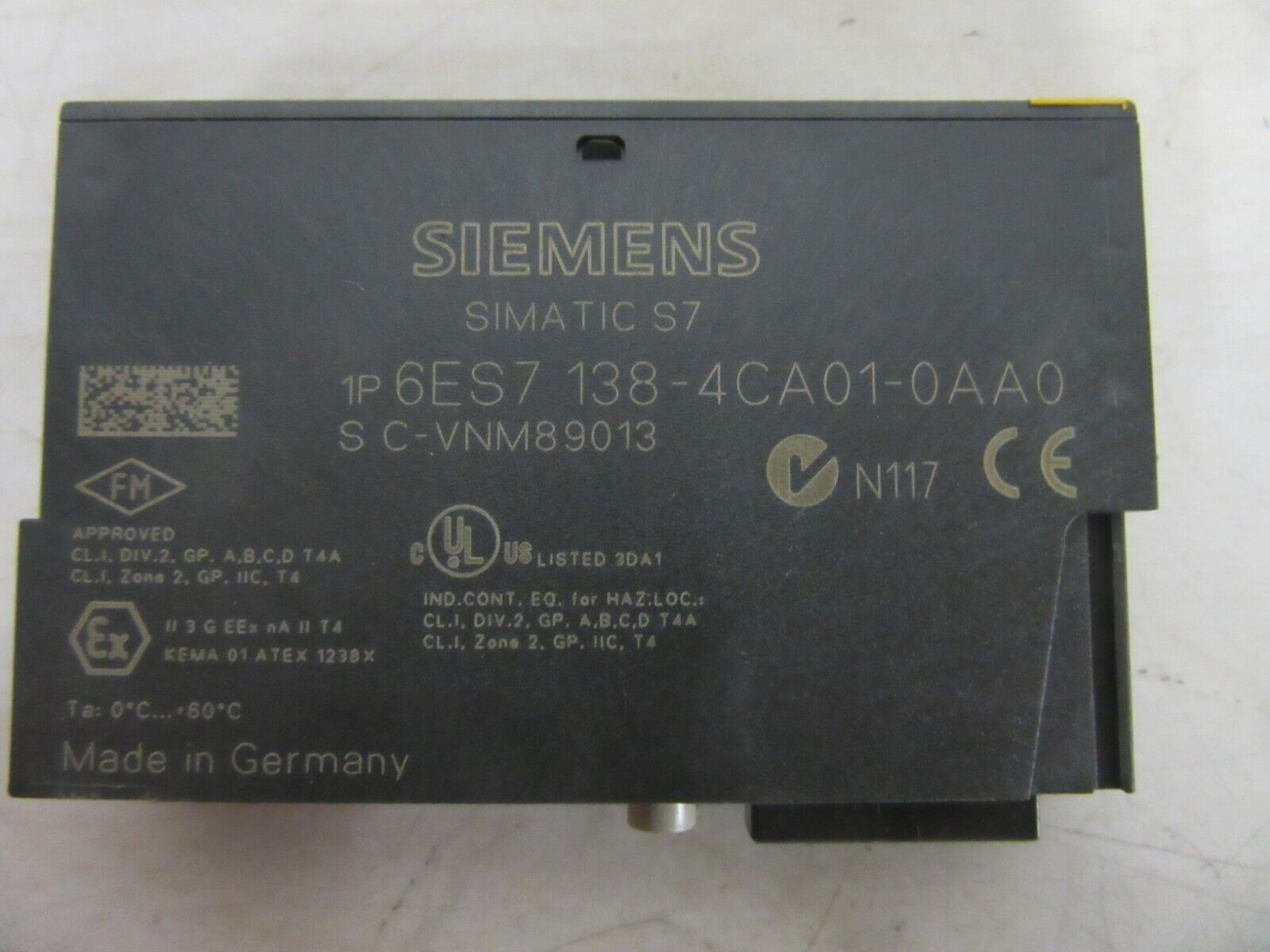 Siemens Simatic S7 6ES7: 2x 131-4BD01-0AA0 1x 138-4CA01-0AA0 2x 132-4BD01-0AA0 