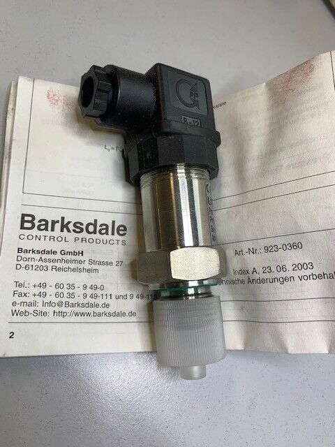 Barksdale UPA2 Art-Nr. 0431-081 neu-unused