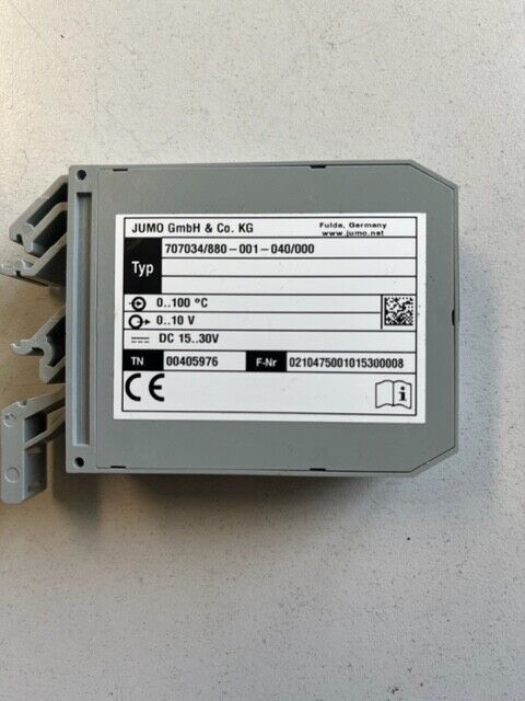 Jumo 707034/880-001-040/000 TN.00405976
