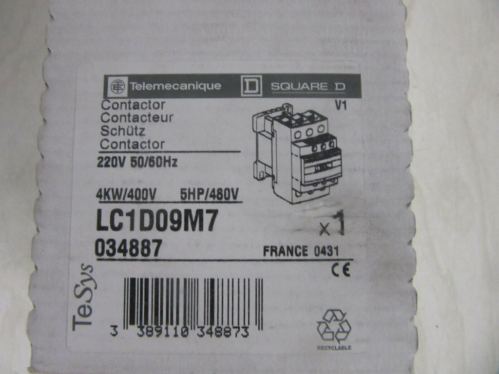 Telemecanique  LC1D09M7  Schütz 4kW/400V Contactor