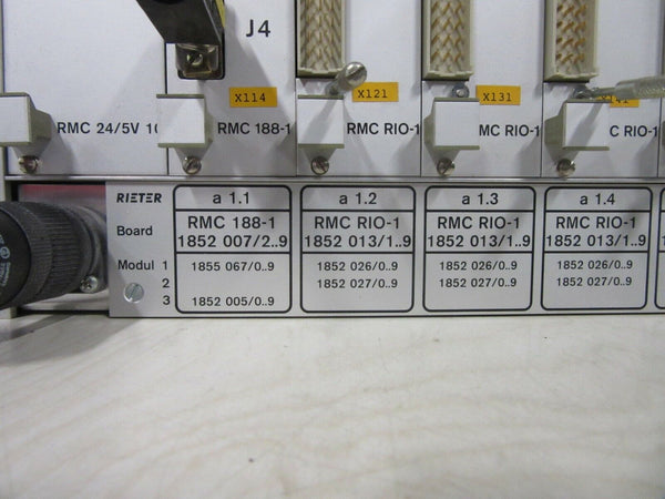 Rieter Complete PLC mit RMC 24/5V 10 RMC188-1 RMC RIO-1