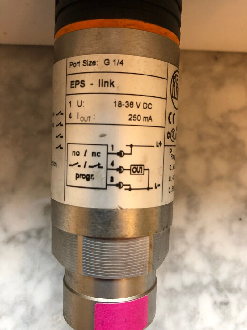 IFM Drucksensor mit Display PN5000 PN-400-SBR14-HFPKG/US/ /V
