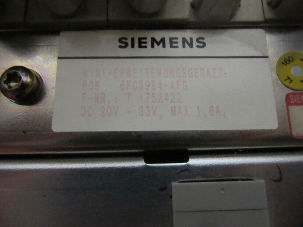 Siemens Sinumerik Mini-Erweiterungsgerät P06 6FC3984-4FG 6FX1132-1BA01
