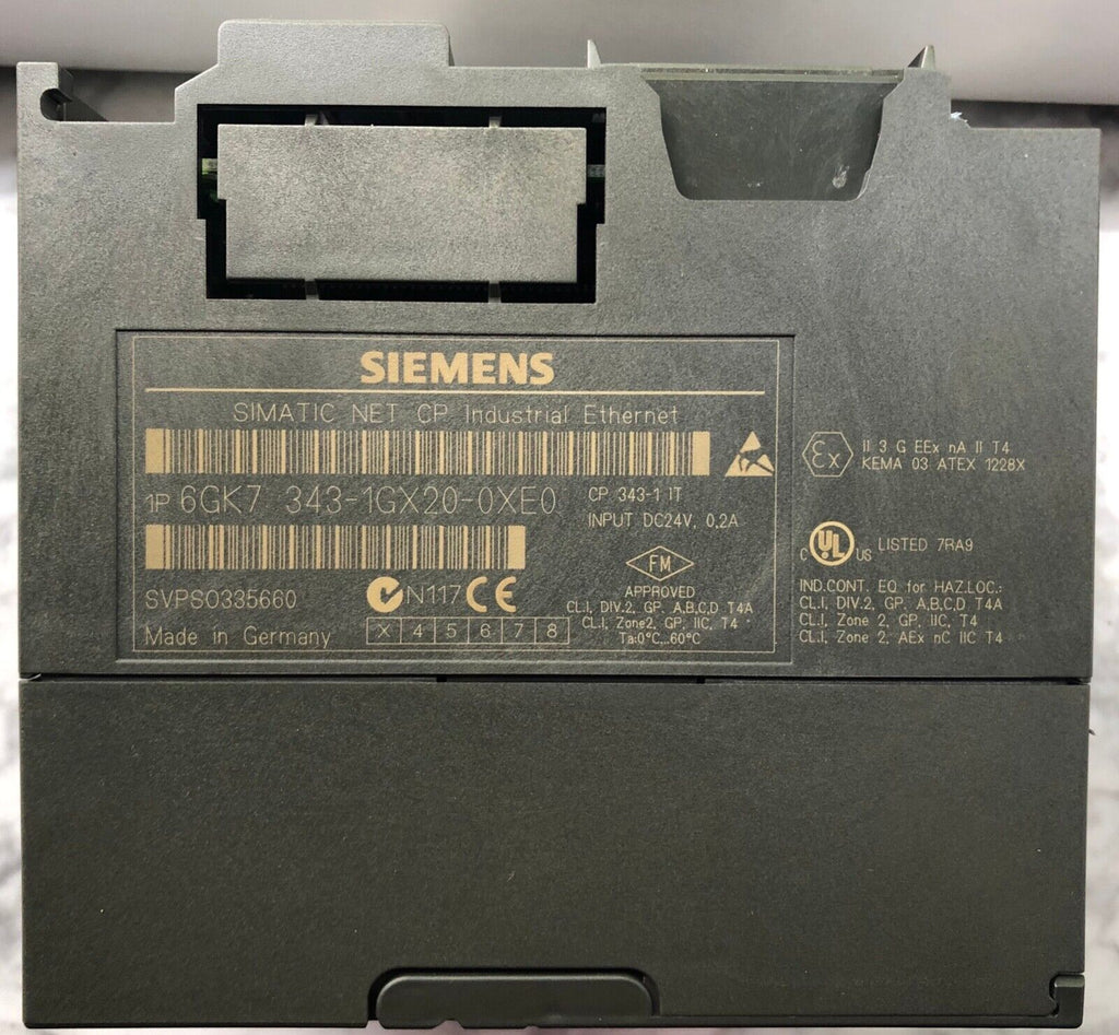 Siemens SIMATIC NET CP Industrial Ethernet 6GK7 343-1GX20-0XE0 -used-