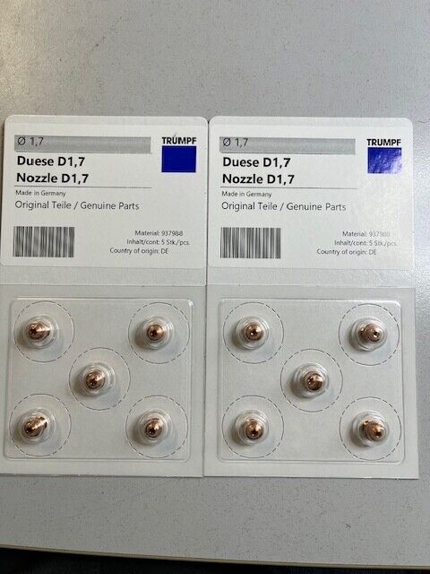 TRUMPF DUESE/NOZZLE D1,7 MATERIAL: 937988 10ST./PIECES
