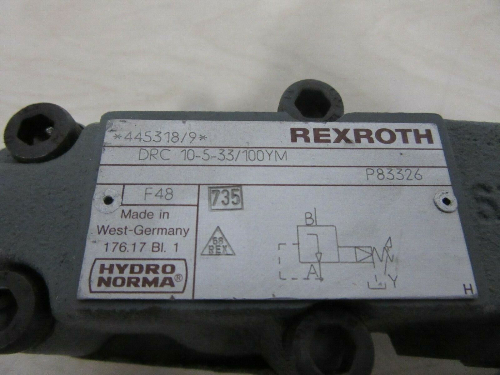 Rexroth DRC 10-5-33/100YM  Ventil