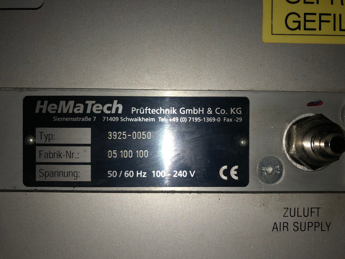 Lecktester Samsomatic Hematech 3925-0050