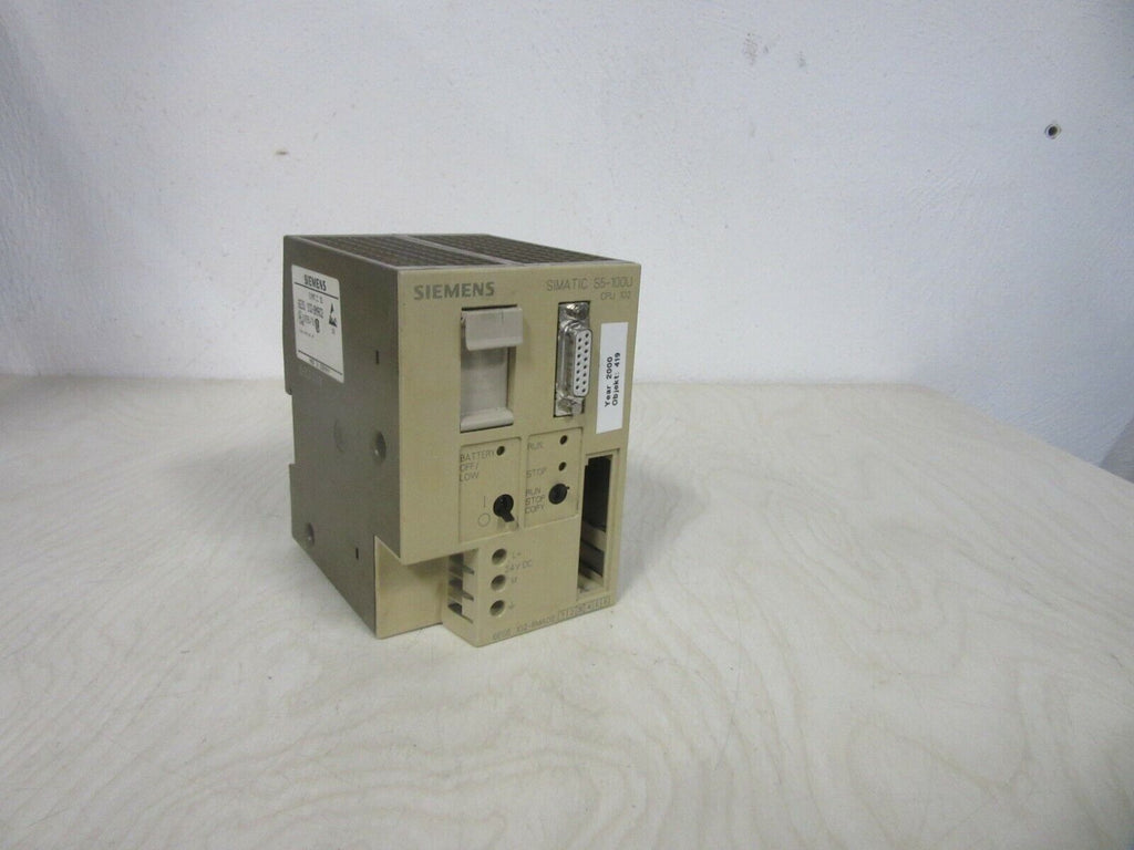 Siemens Simatic S5 6ES5 102-8MA02 E: 04 CPU 102 Simatic S5-100U