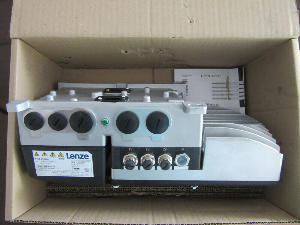 Lenze 8400 motec E84DGDVB75142PS HW: 0,75kW + Z35BBARBAM137FA1S -unused/OVP-