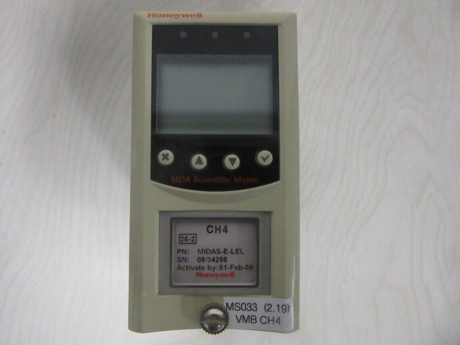 Honeywell MDA Scientific Midas CH4 MIDAS-E-LEL Contoller-Überwachung Sensor