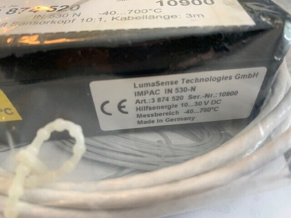 LumaSense IMPAC IN 530-N 3874520 Sensorkopf 10:1 10...30V DC Kabellänge 3m