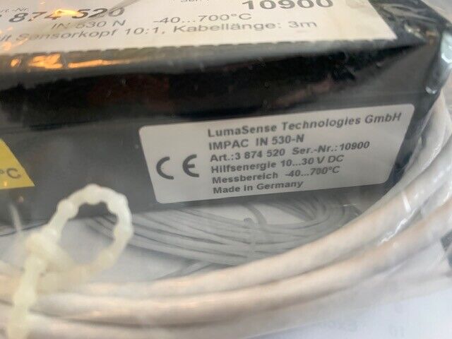  LumaSense IMPAC IN 530-N 3874520 Sensorkopf 10:1 10...30V DC Kabellänge 3m