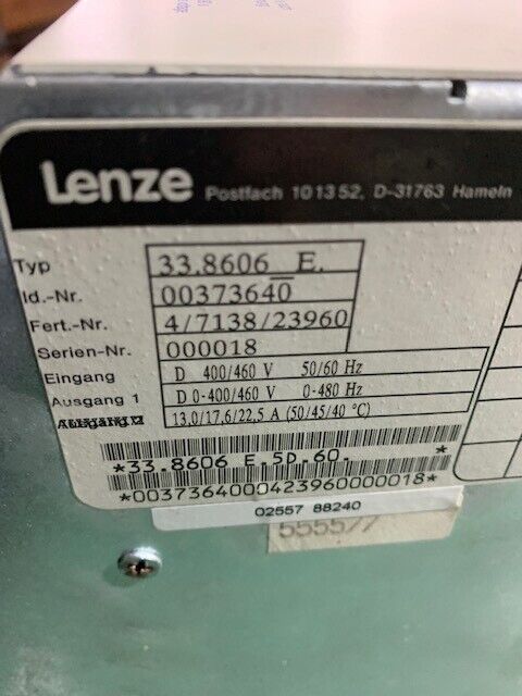 Lenze 33.8606 E