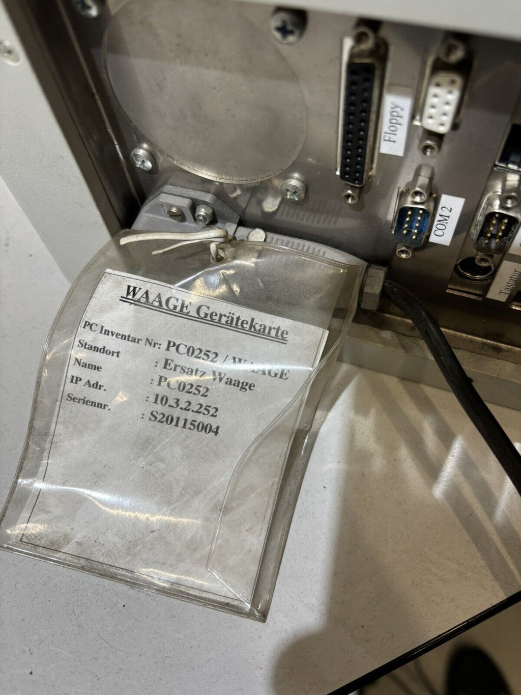 FORSIS MASTER 1000S 50Hz 230V 12,2x7,9inch + Waage Gerätekarte